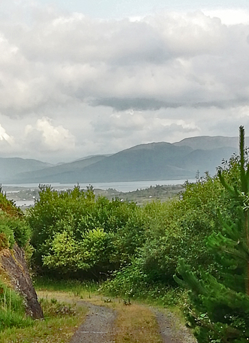 View from top of Lomanagh Hill Sneem