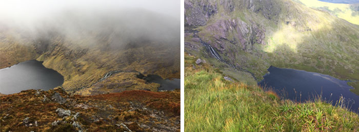 Walking in Kerry in Winter and Summer