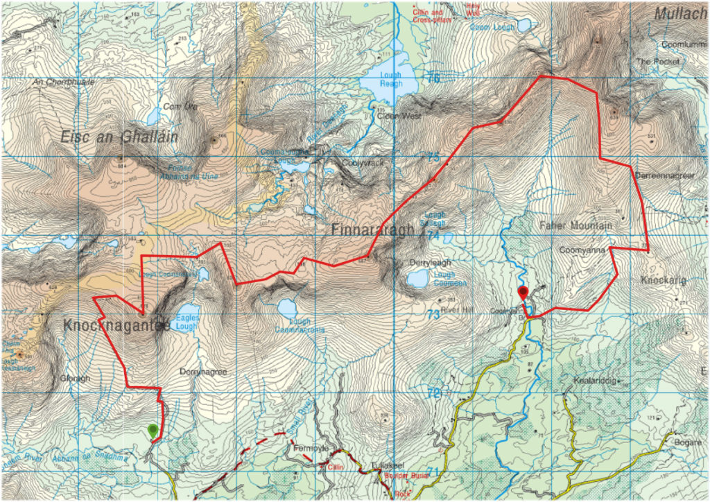 Sneem Dunkerron Route Map
