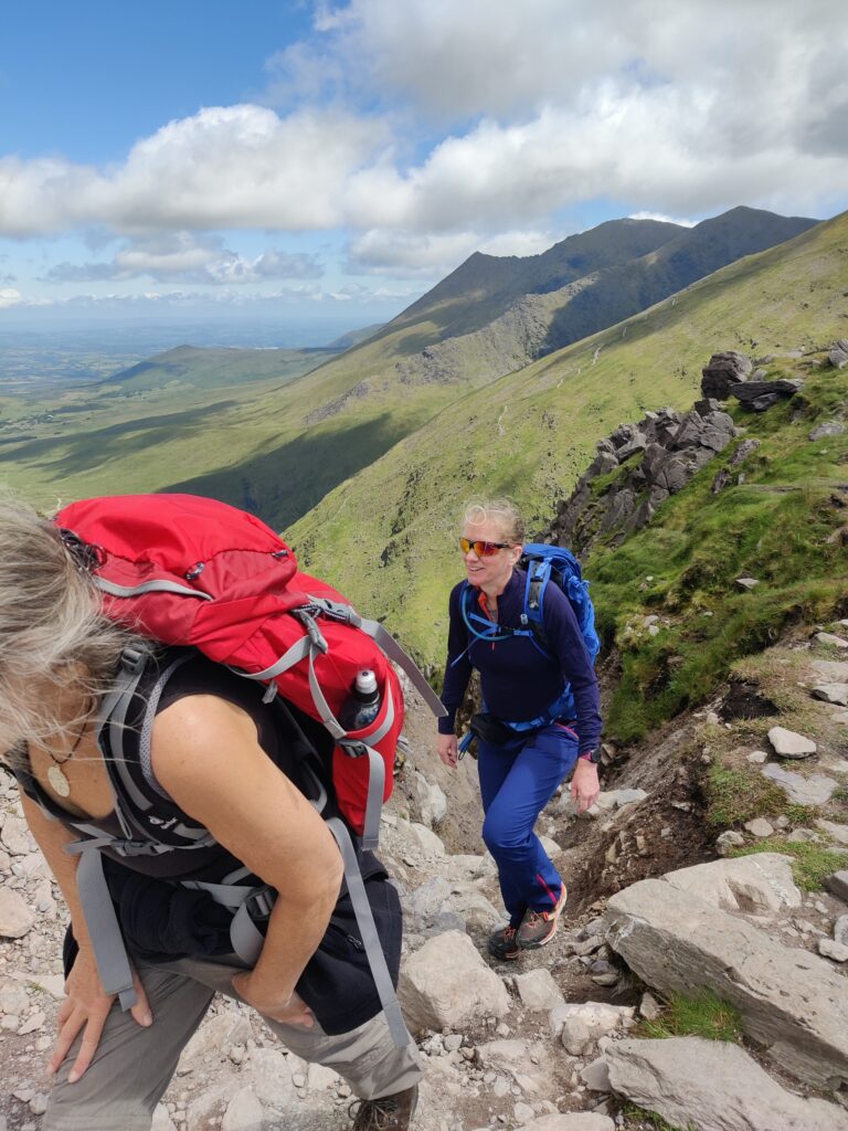 Climbing Carrauntoohil