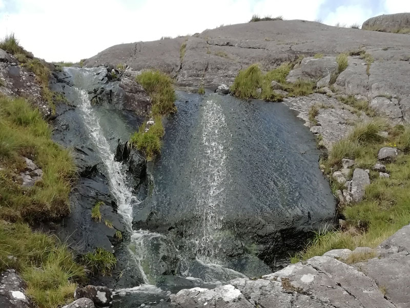 Waterfall at Ballaghbeama Gap on Ring of Kerry