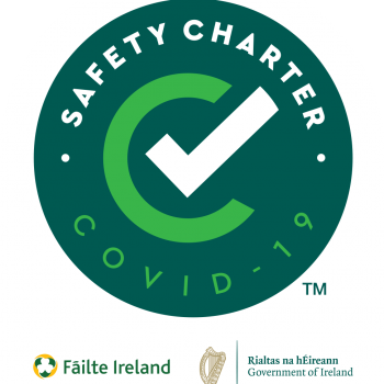 Failte Ireland Covid-19 Safety Charter Award to Álaind Lodges